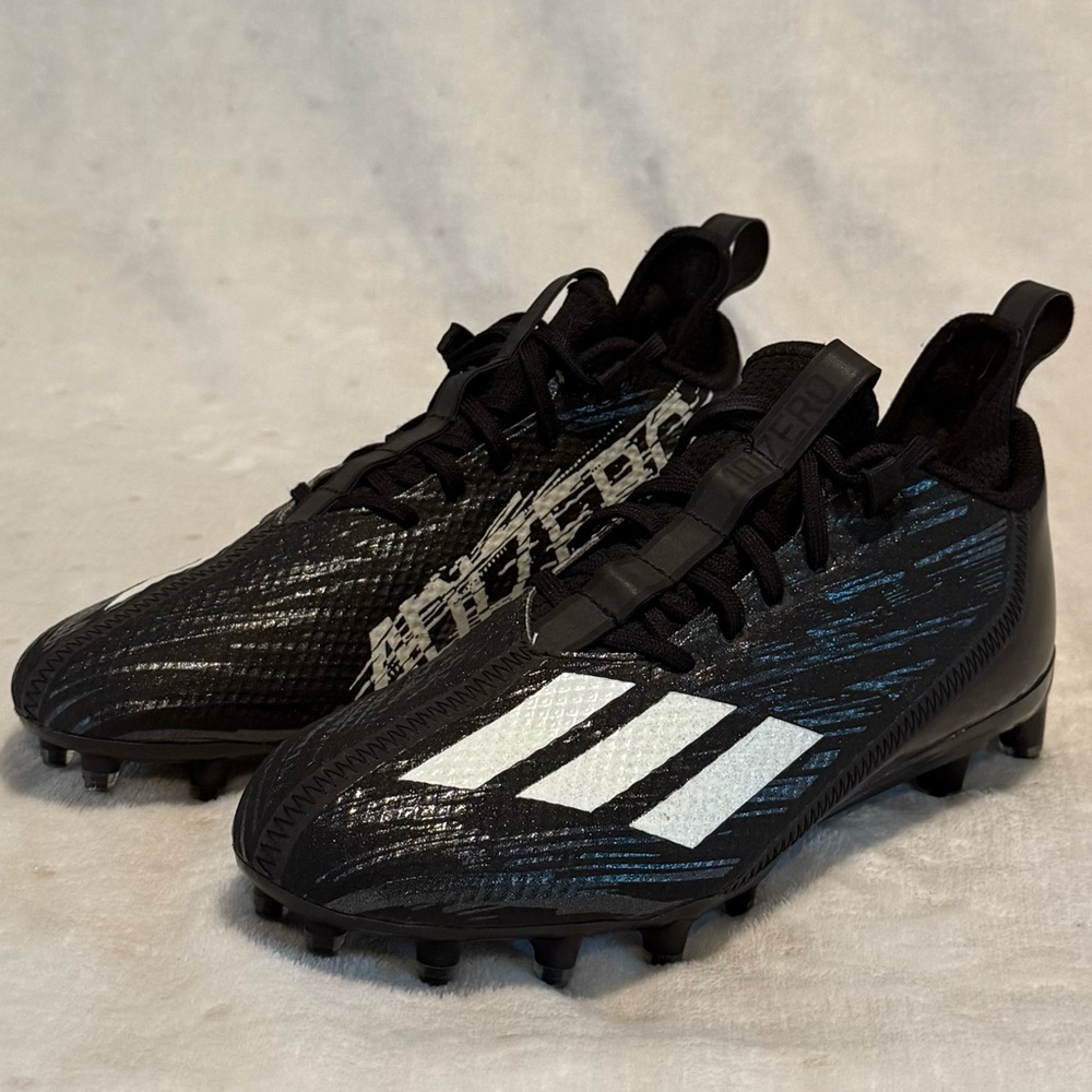 Adidas Black and White Soccer Cleats